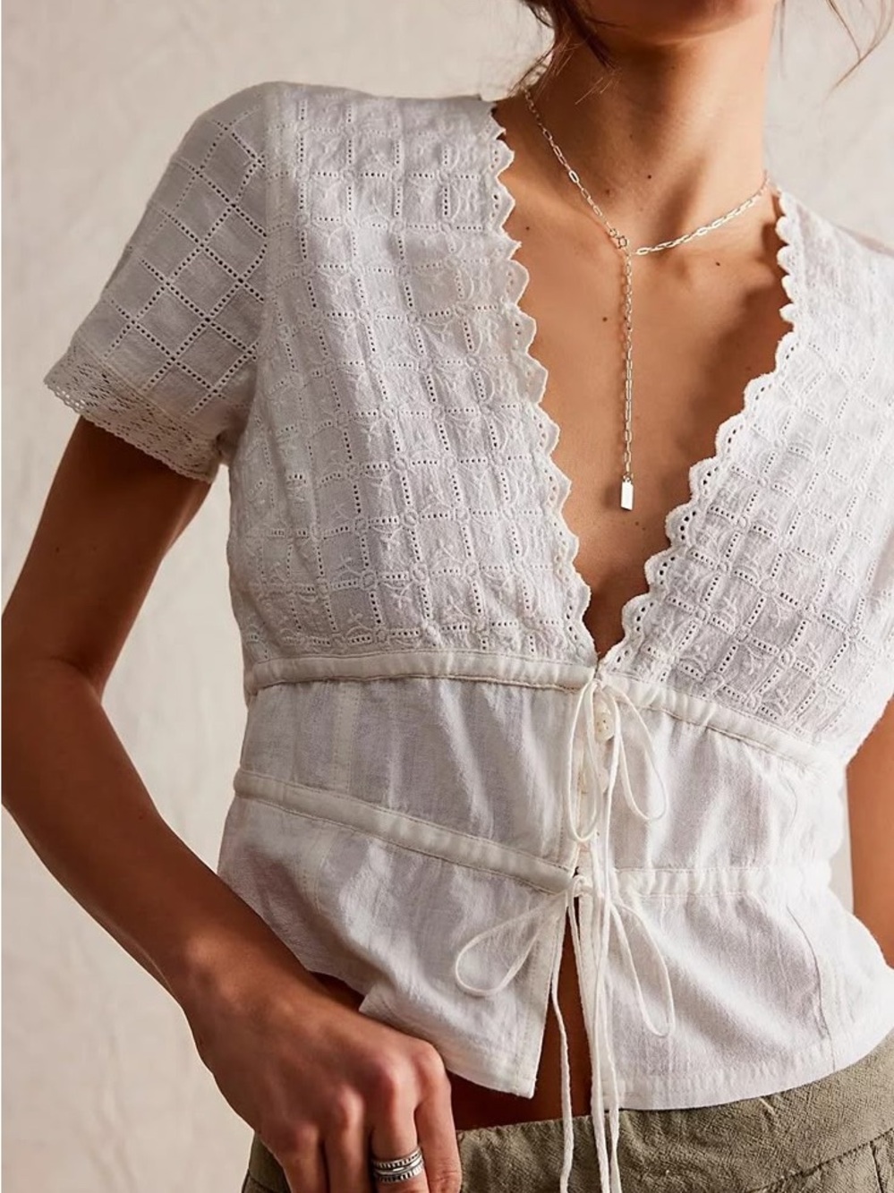 We The Free Riviera Top in White